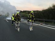 Brand Sattelauflieger